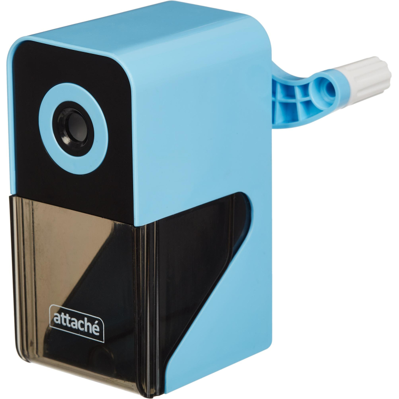 Точилка механическая Attache Bright Colours,авто-фиксация карандаша,голубой - фото 1
