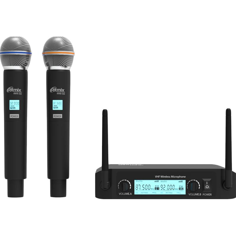 Радиосистема Ritmix RWM-222 black - фото 1
