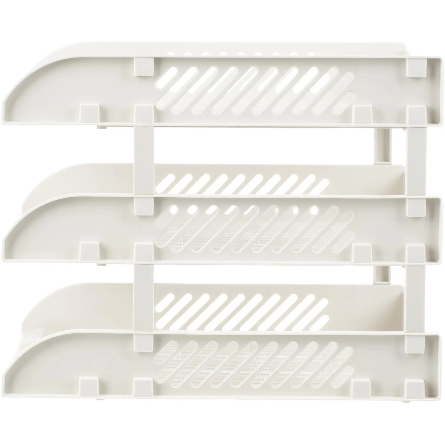 Лоток горизонтальный для бумаг Deli E9217Grey набор 3шт на металл.стерж сер - фото 8