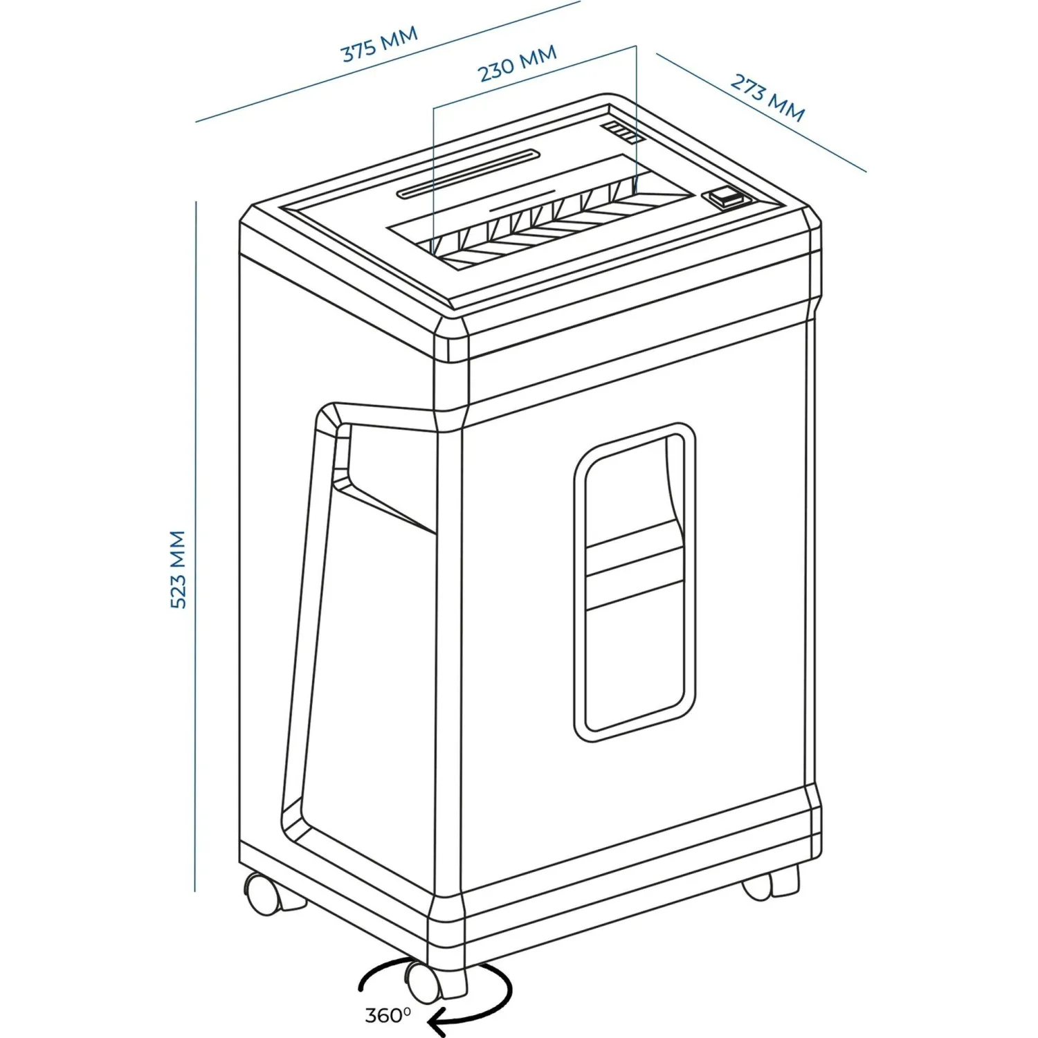 Шредер (уничтожитель) Гелеос УМ26-5, 5ур.секр., 9лист, 26л - фото 10