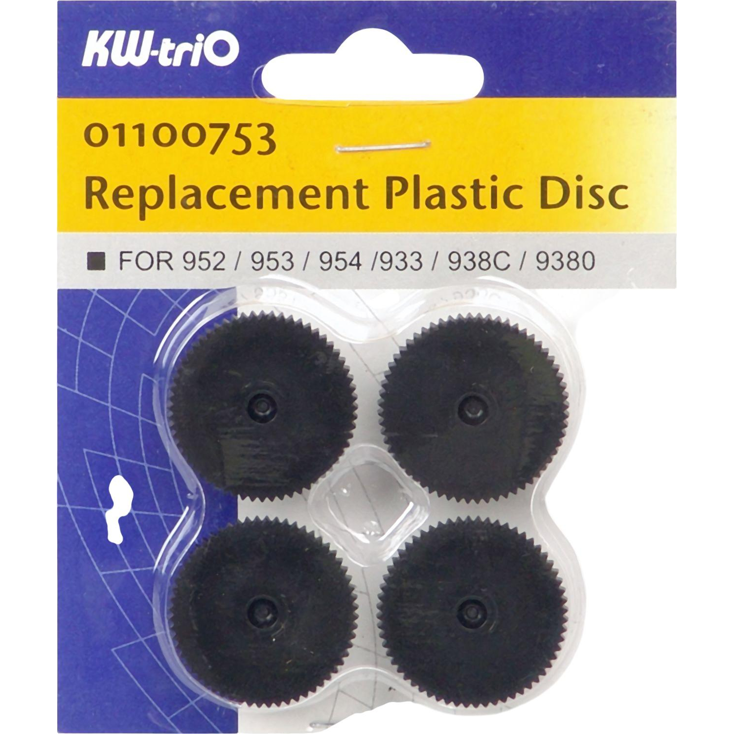 Сменный диск для мощн. дыроколов KW-trio 952/954/938,4шт/уп,пластик,блистер - фото 2