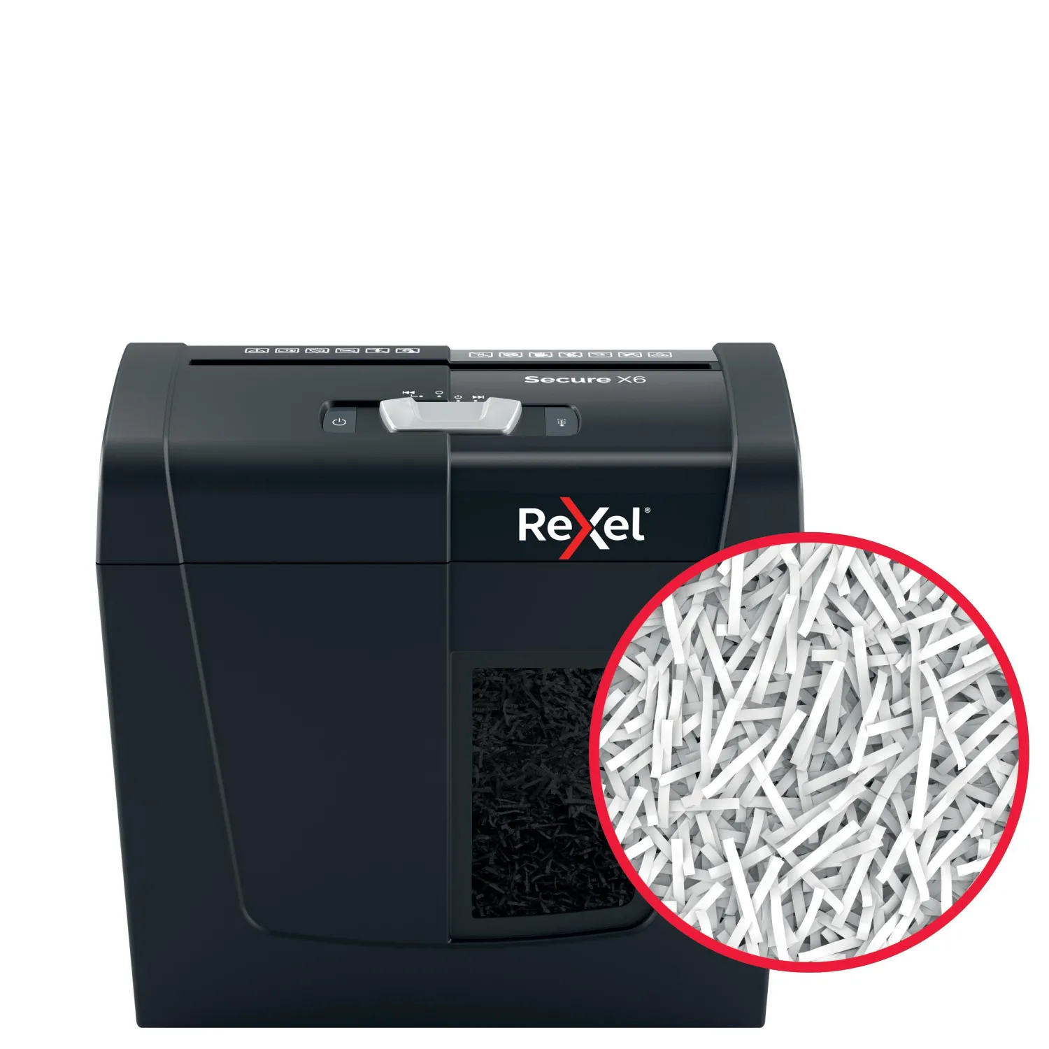 Шредер (уничтожитель) Rexel Secure X6 4ур.секр.,6лист,10л - фото 10