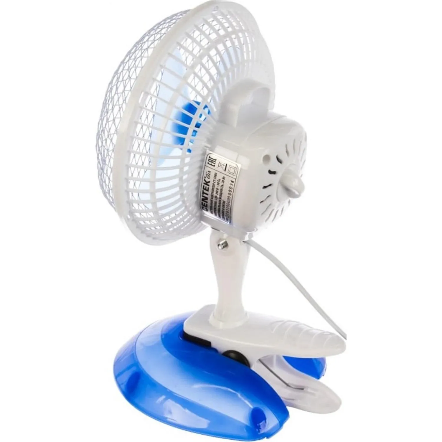 Вентилятор настольный Centek CT-5003 Blue - фото 2
