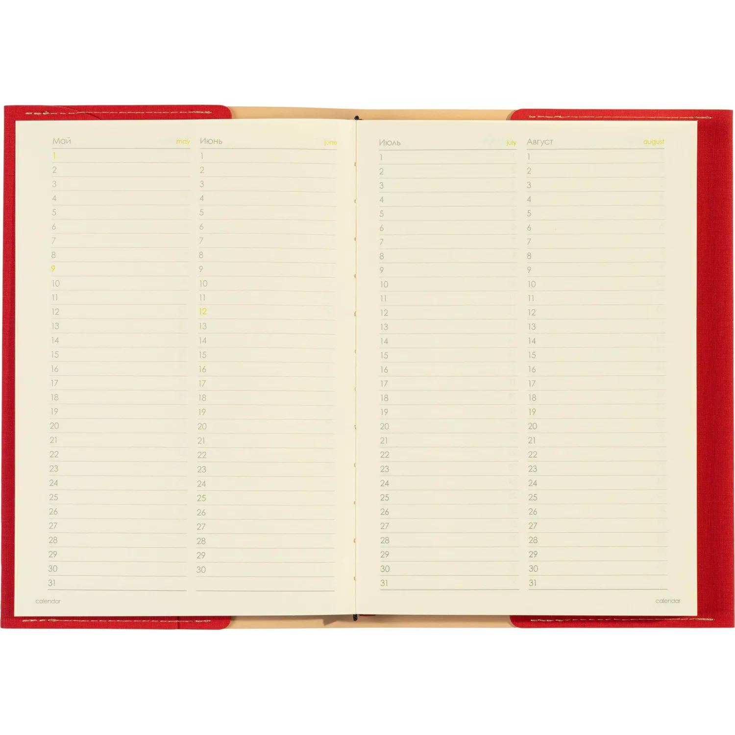 Ежедневник недатированный А5 sorrento (красный) 3-223/05 - фото 11