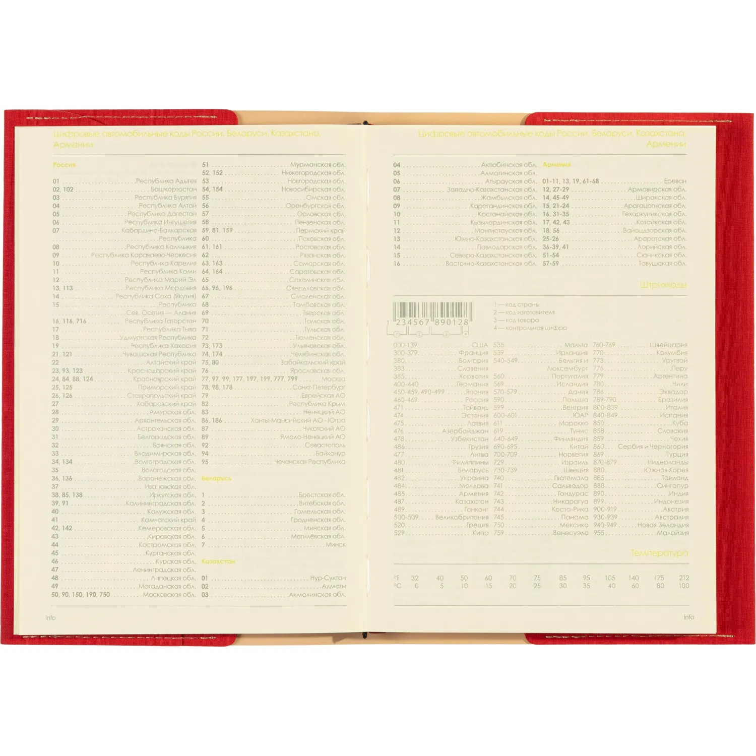 Ежедневник недатированный А5 sorrento (красный) 3-223/05 - фото 17