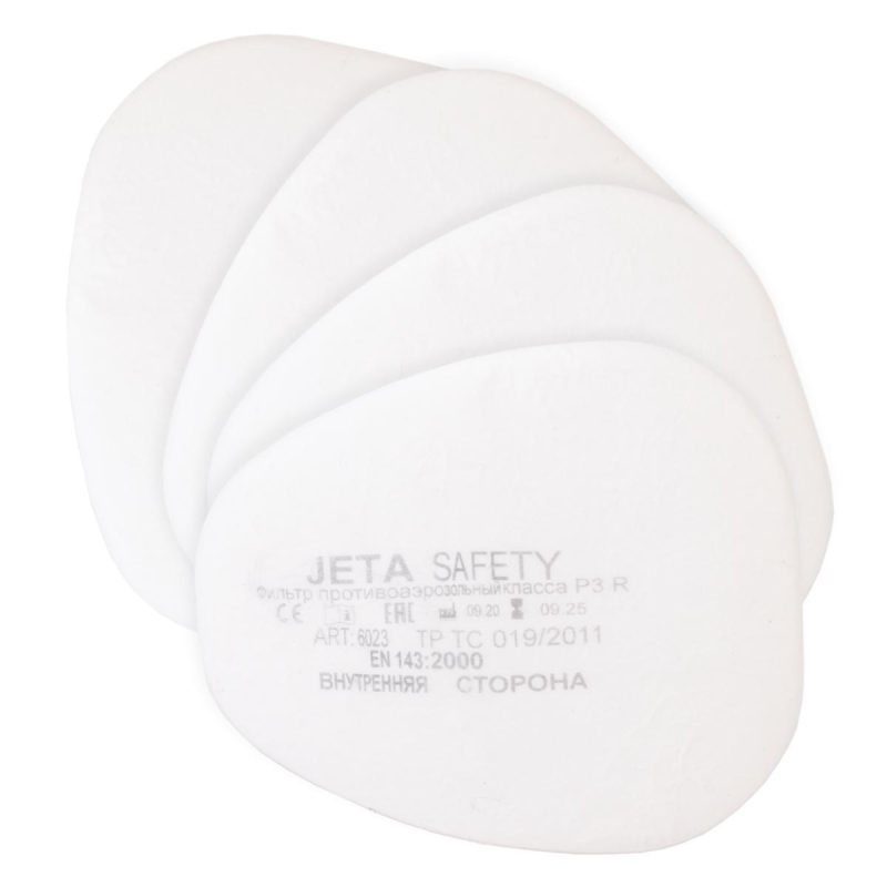 Фильтр противоаэрозольный Jeta Safety 6023-P3RD,  марка P3R D 4 шт/уп - фото 1