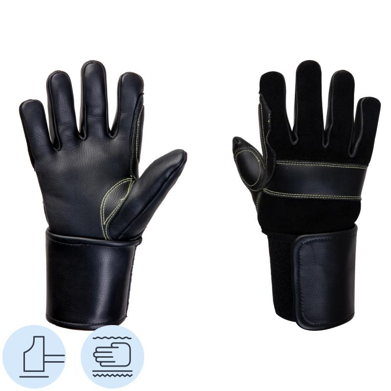 Перчатки защитные антивибрац кожаные Jeta Safety JAV03-12 р.XXXL - фото 1