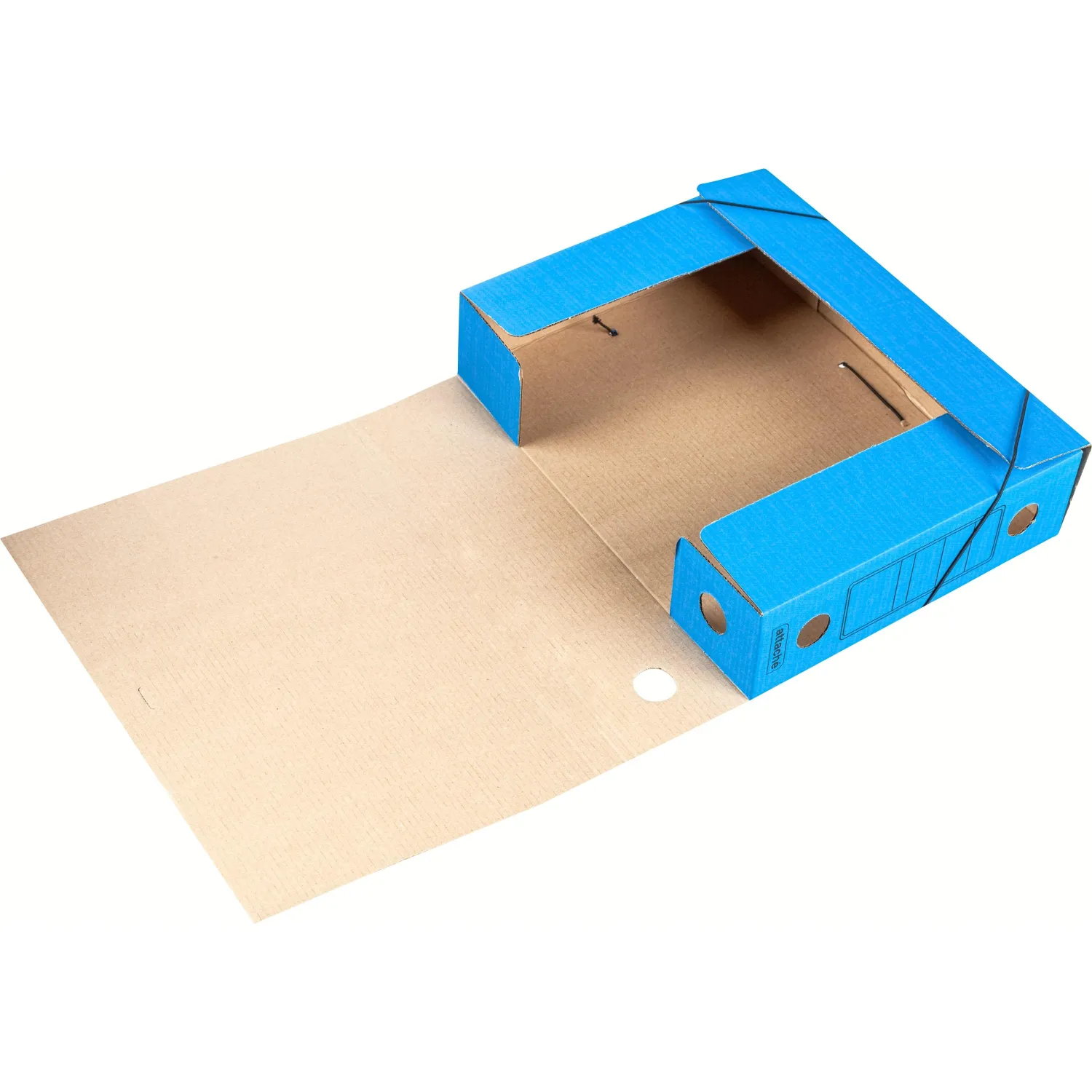 Короб архивный ATTACHE,на резинке 75 мм ,в ас сортименте - фото 3