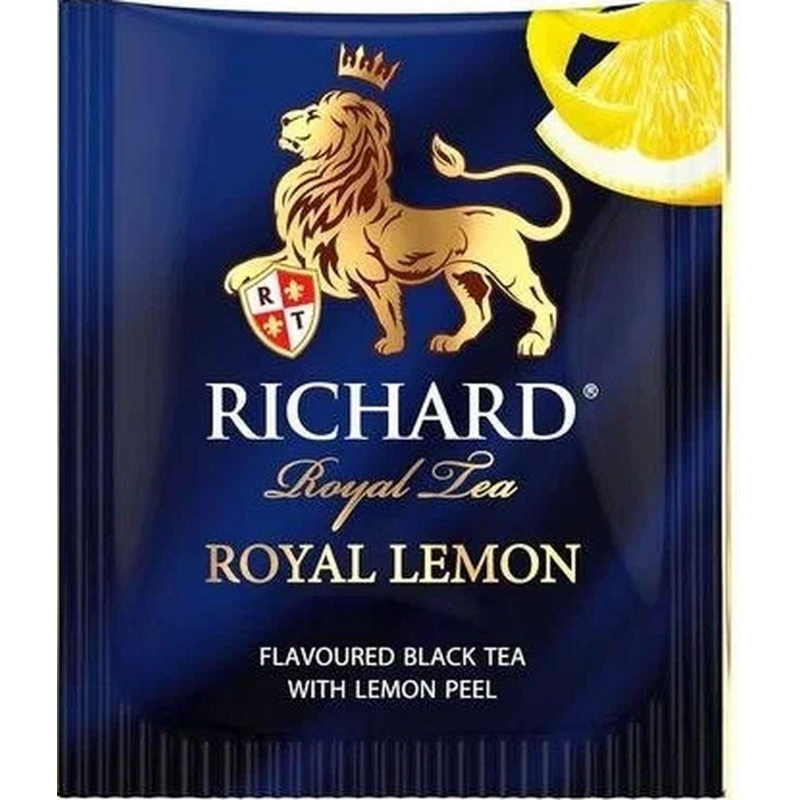 Чай Richard Royal Lemon черный, ароматизированный, 25 сашет - фото 1