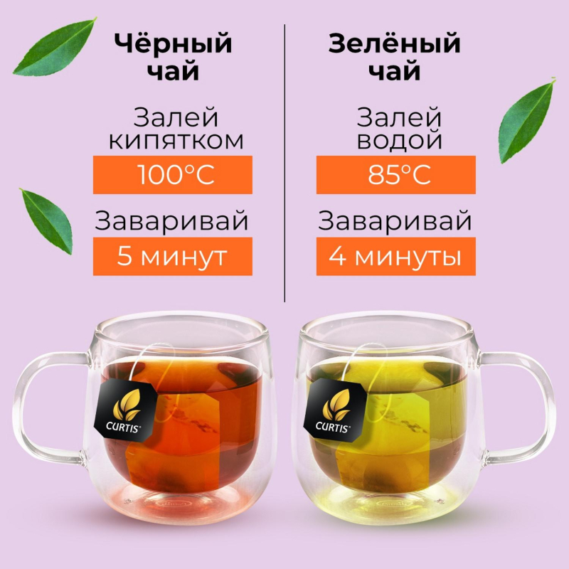 Чай Curtis Dessert Tea Collection ассорти, 30 сашет - фото 9