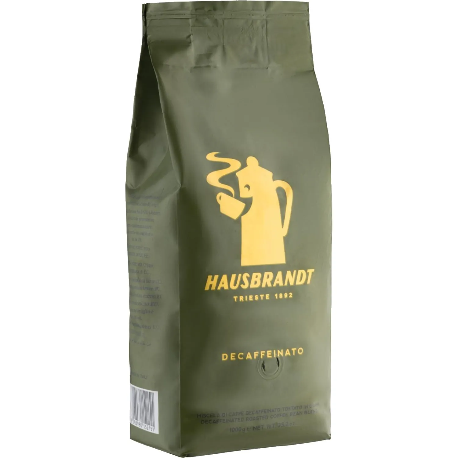 Кофе Hausbrandt в зернах Decaffeinated без кофеина, 1кг - фото 5