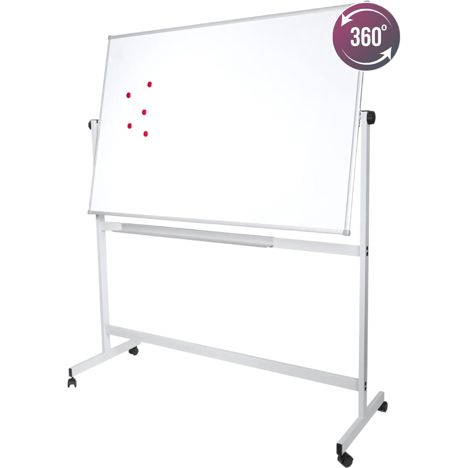 Доска магнитно-маркерная Attache Twist 100х120 лак вращ., на роликах Россия - фото 2