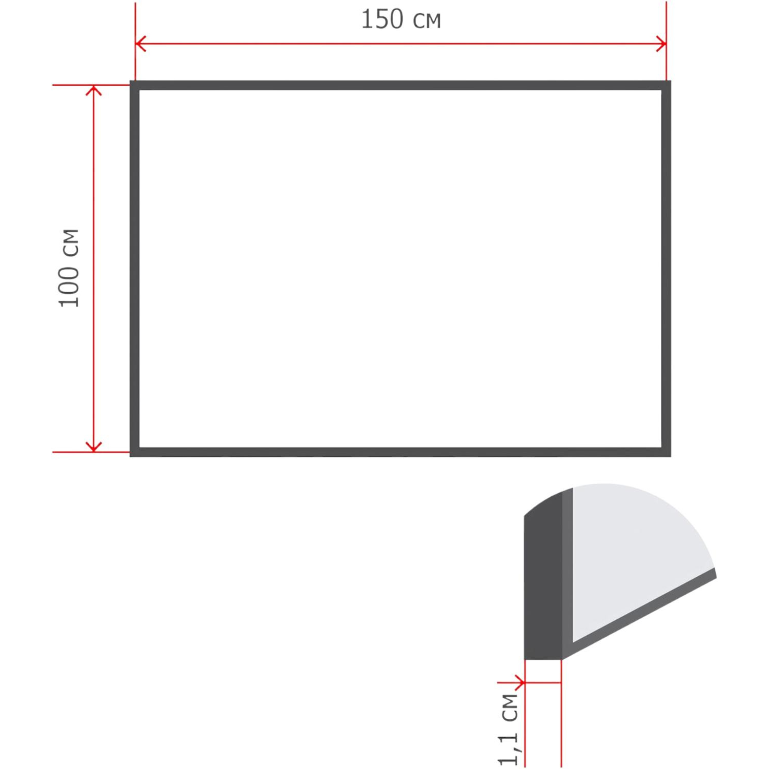 Доска текстильная для информ. 100х150 синяя Attache Россия - фото 2
