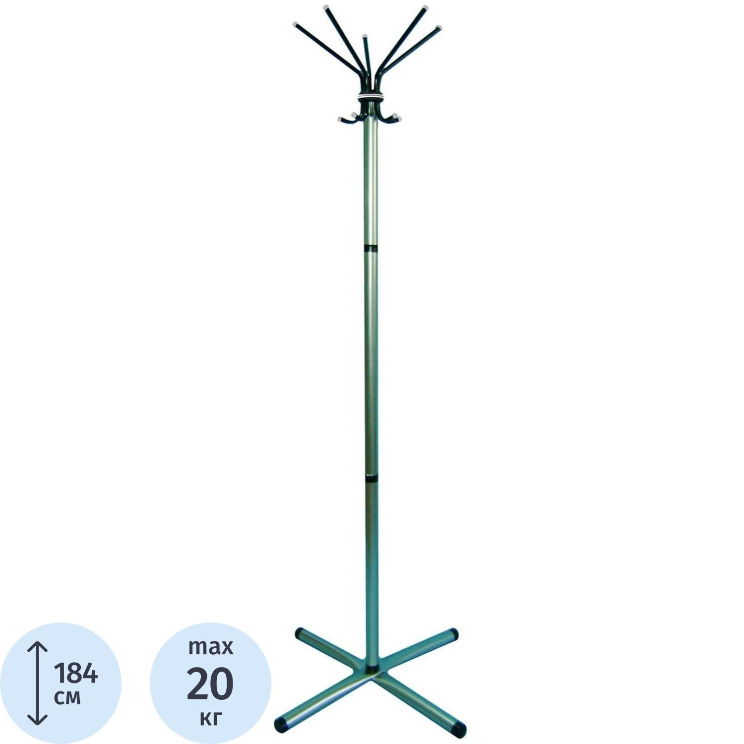 Вешалка TI_напольная А-С(Ц) цвет алюминий 5 персон - фото 1