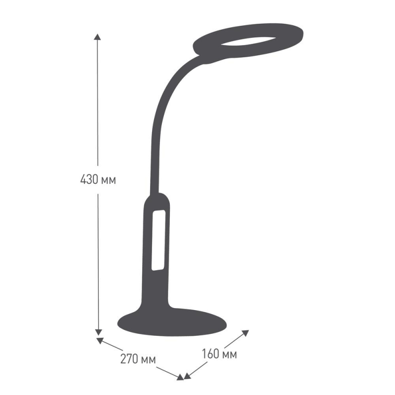Светильник Camelion KD-823 C02 LED 8W термом., рег - фото 2