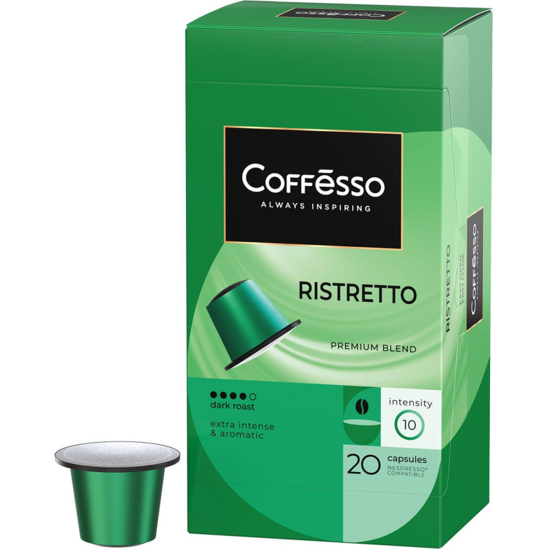 Кофе в капсулах Coffesso Ristretto blend, 20шт 101477 - фото 1