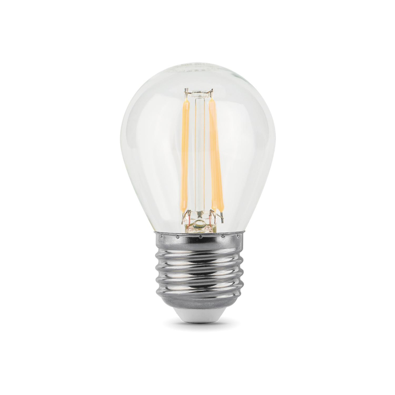 Лампа светодиодная Gauss Filament 7W Е27 Шар 2700К 550lm 105802107 - фото 3