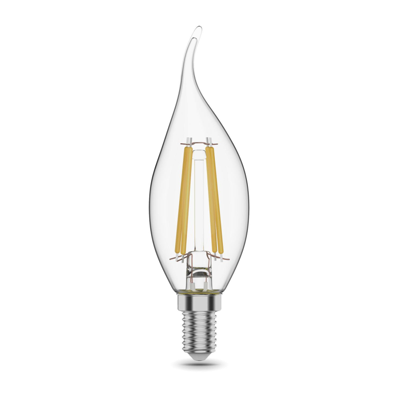Лампа светодиодная Gauss Filament 11W Е14 Свеча на ветру 2700К 104801111 - фото 3