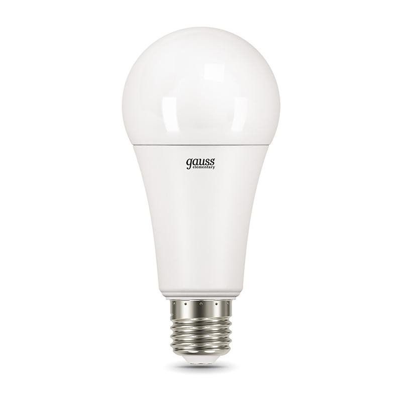 Лампа светодиодная Gauss Elementary 30W E27 A67 4100K 2360lm 73229 - фото 3