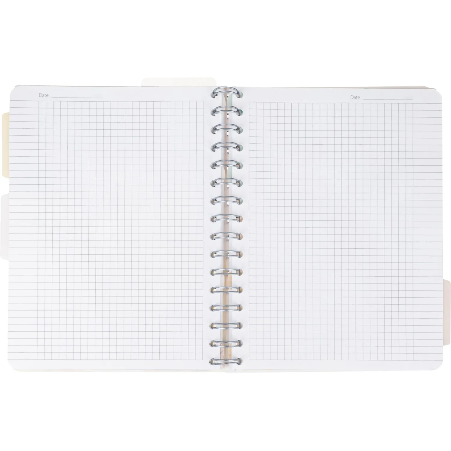 Бизнес-тетрадь 120л,клетка,А5 Flora 1,пласт.обл,серебр.спир,3раздел,линейка - фото 6