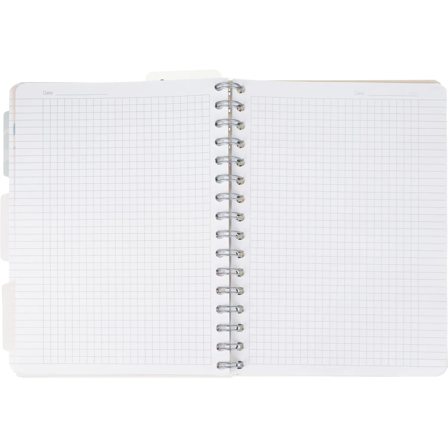 Бизнес-тетрадь 120л,клетка,А5 Flora 2,пласт.обл,серебр.спир,3раздел,линейка - фото 6