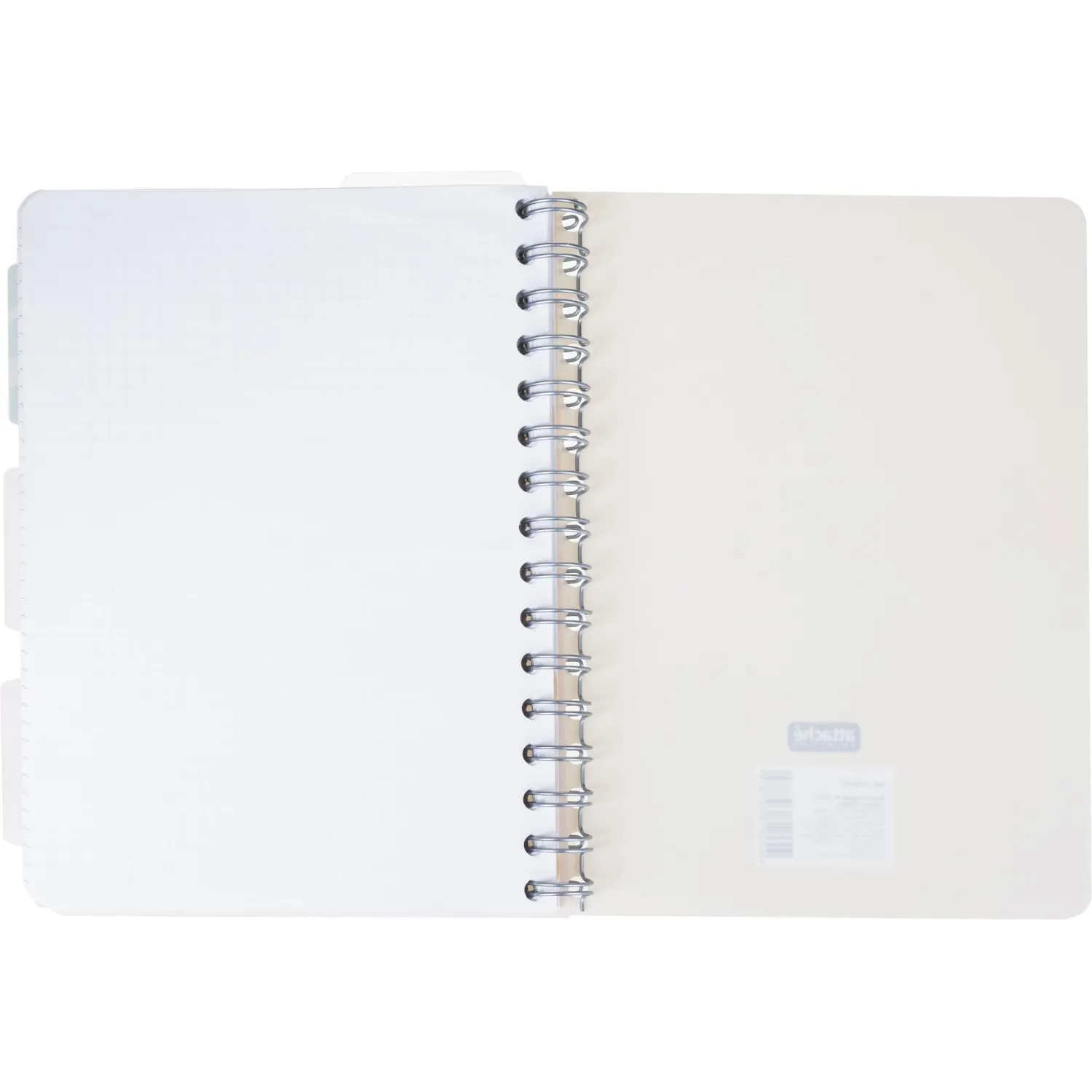 Бизнес-тетрадь 120л,клетка,А5 Flora 2,пласт.обл,серебр.спир,3раздел,линейка - фото 10