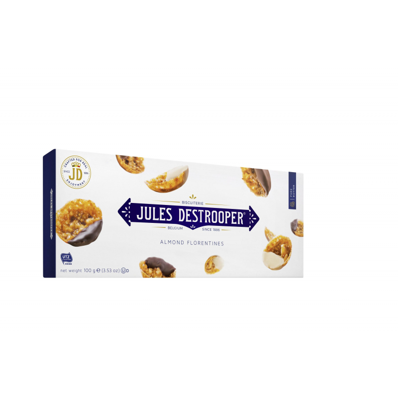 Печенье Jules Destrooper Almond Florentines, 100г - фото 1