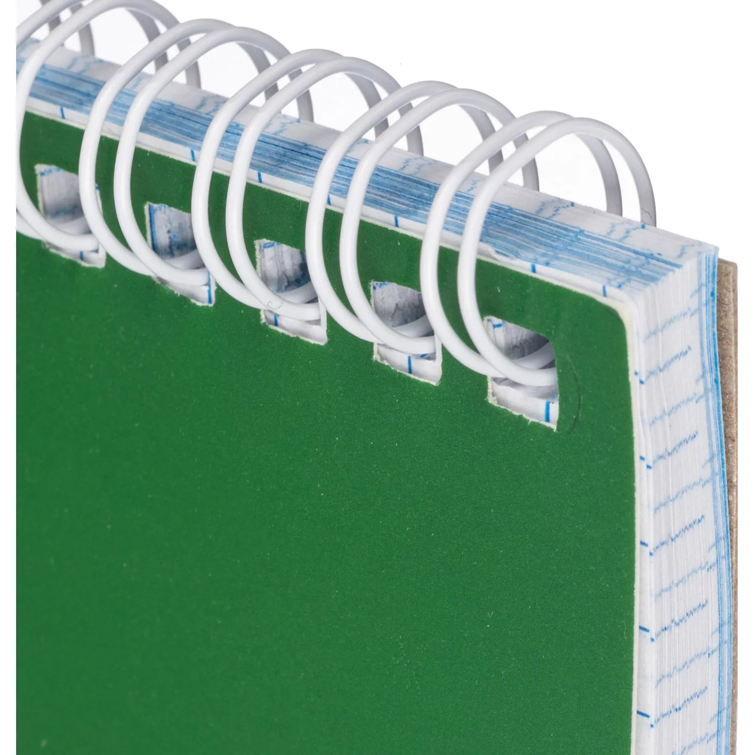 Блокнот на спирали А6 60л. ATTACHE,т.-зеленый, блок 60г, обложка 215г - фото 3