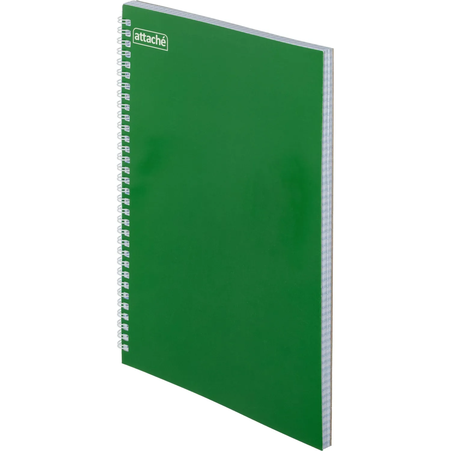 Бизнес-тетрадь А4 80л  ATTACHE, спираль, т.-зеленый, блок 60г, обложка 215г - фото 2