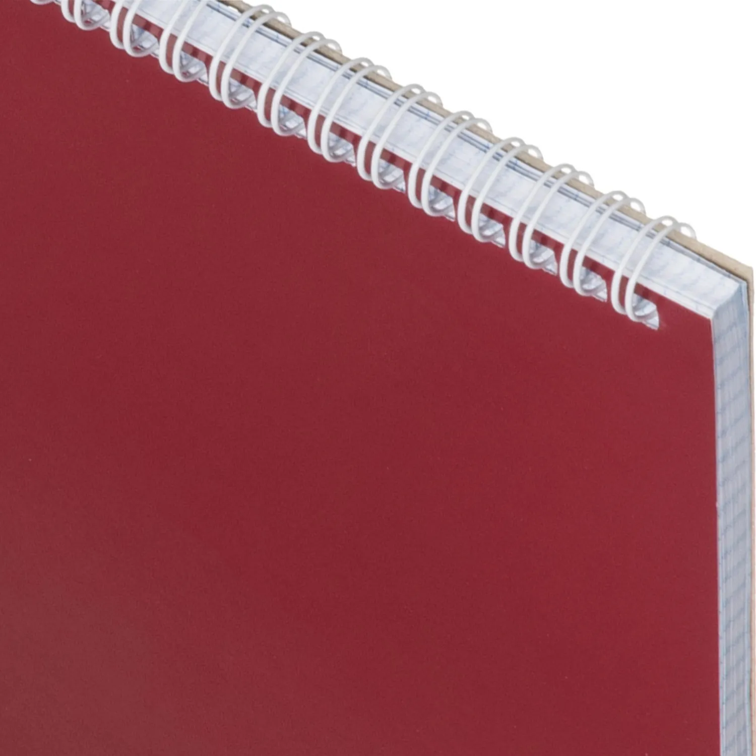 Блокнот на спирали А4 60л. ATTACHE, бордо, блок 60г, обложка 215г - фото 3