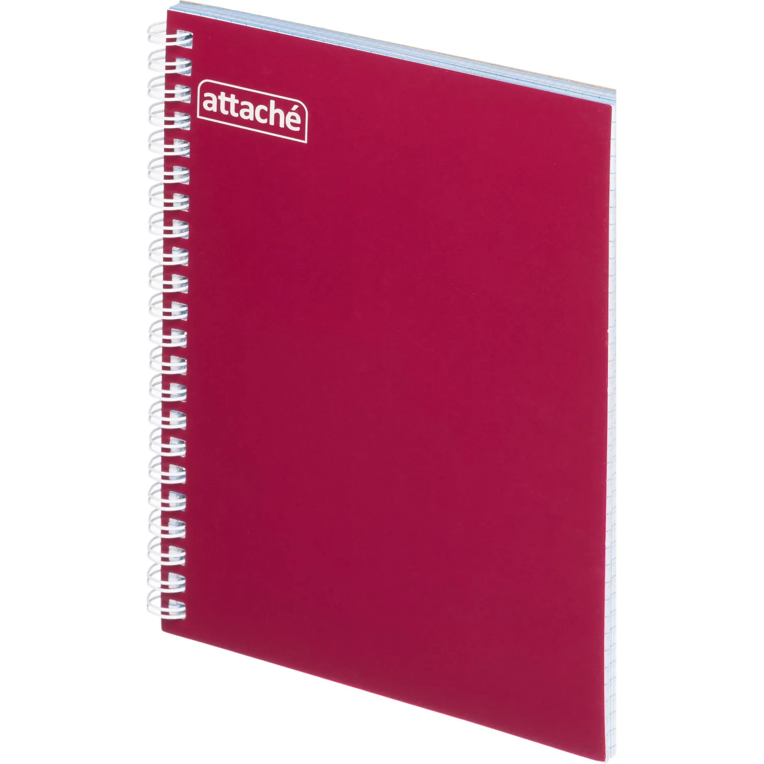 Бизнес-тетрадь А5 80л  ATTACHE, спираль,бордо, блок 60г, обложка 215г - фото 2