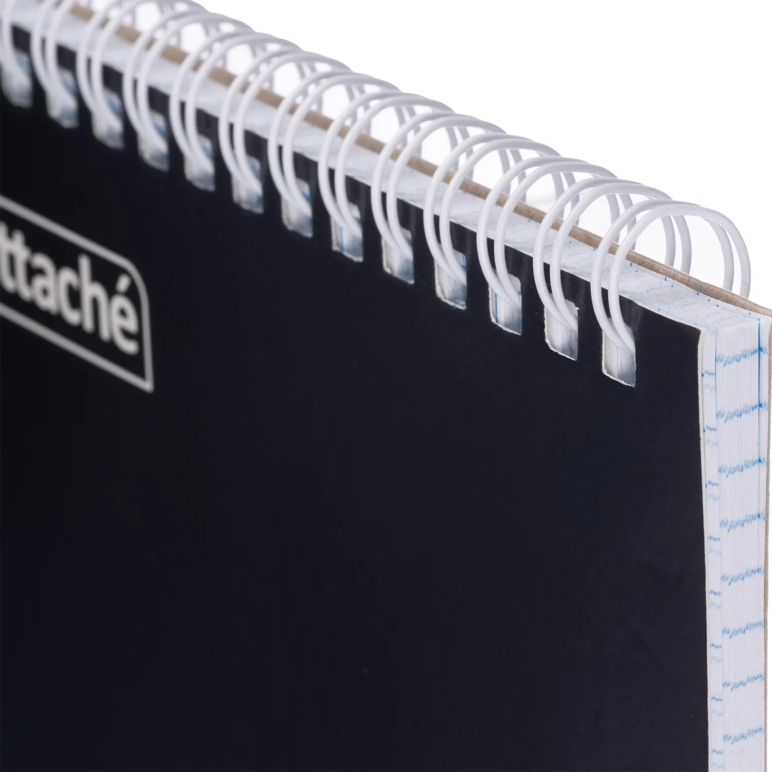 Блокнот на спирали А5 60л. ATTACHE,  черный, блок 60г, обложка 215г - фото 3