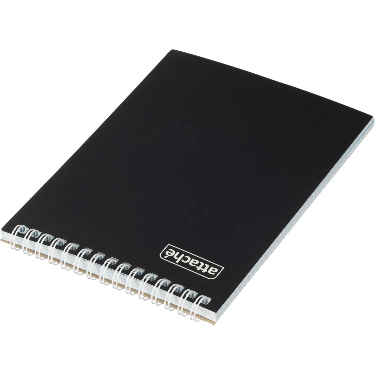 Блокнот на спирали А5 60л. ATTACHE,  черный, блок 60г, обложка 215г - фото 4