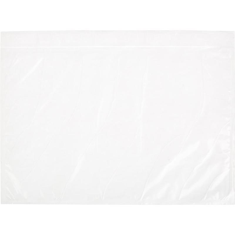 Пакет для сопр.док из прозр. п/э ldpe 240х180+15 стрип мкм SafeDoc 250шт/уп - фото 1