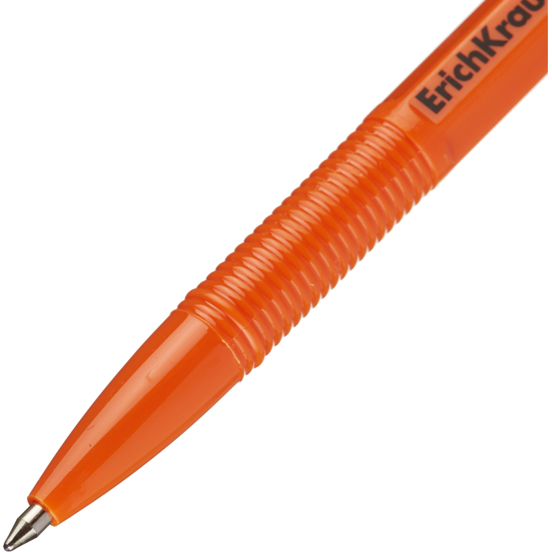 Ручка шариковая неавтомат. Erich Krause R-301 OrangeStick 0,7,масл,син - фото 3