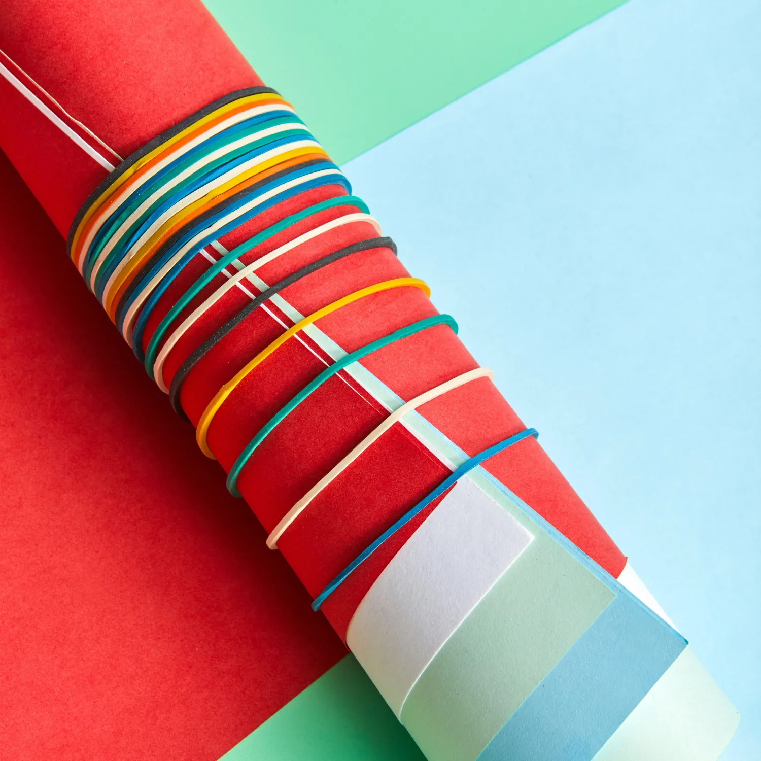 Резинка универсальная 100г диам.60мм. цвет ассорти - фото 5