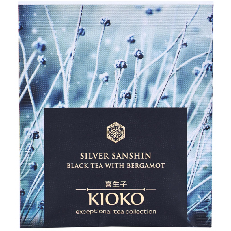 Чай KIOKO SILVER SANSHIN черный с ароматом бергамота, 25шт/уп - фото 2