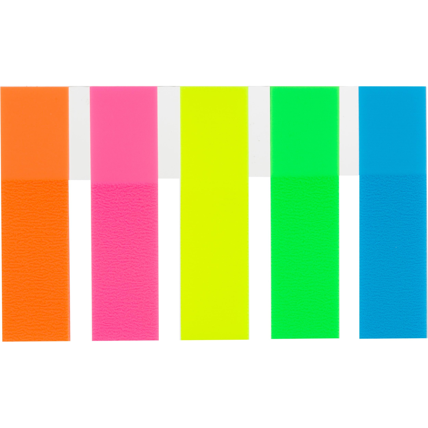 Клейкие закладки пласт. 5цв.по 20л. 12ммх45 Attache &#039;030951023 - фото 2