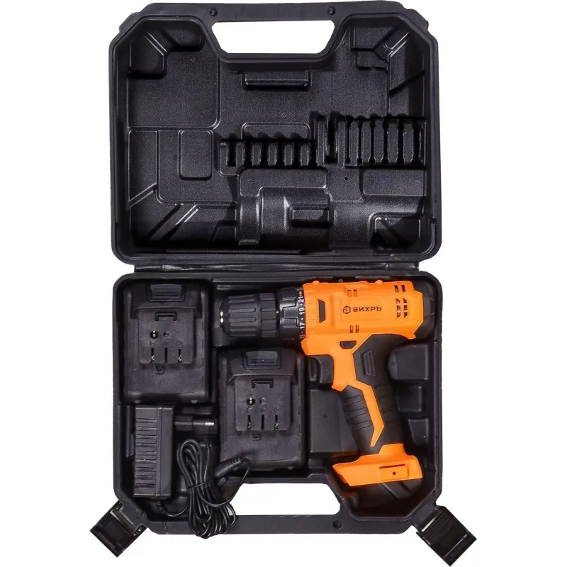 Дрель-шуруповерт аккумуляторная ВИХРЬ ДА-14Л-2KА 1,5 А/ч (72/14/20) - фото 5