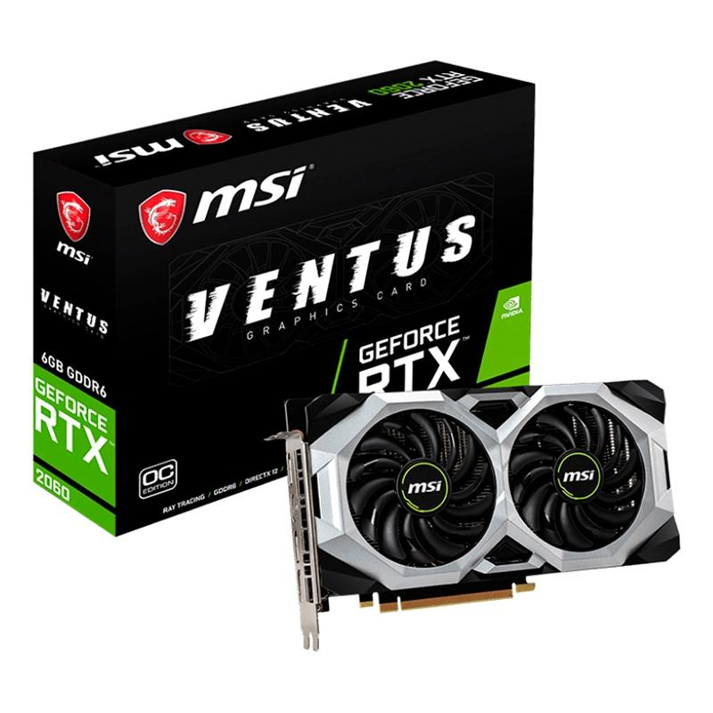 Видеокарта MSI RTX 2060 VENTUS OC RU 6GB GDDR6 192bit HDMI 3xDP - фото 5
