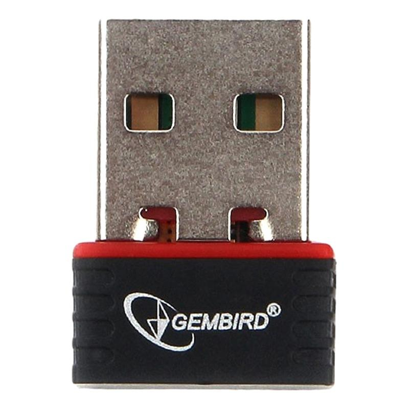 Сетевой адаптер микро WiFi Gembird 150 Мбит, USB, 802.11b/g/n - фото 3