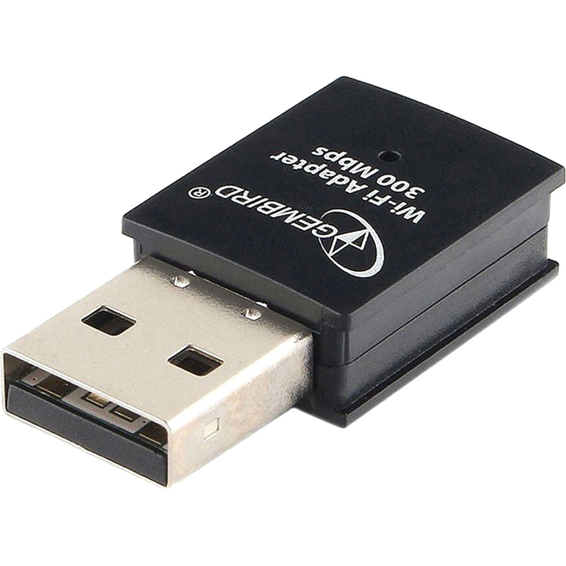 Сетевой адаптер мини WiFi Gembird 300Мбит, USB, 802.11b/g/n - фото 1
