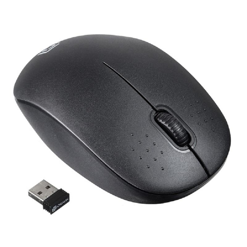 Мышь компьютерная Oklick 685MW черный опт (1200dpi) беспр USB (2but) - фото 2