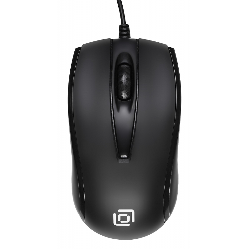 Мышь компьютерная Oklick 325M черный оптическая (1000dpi) USB (2but) - фото 3