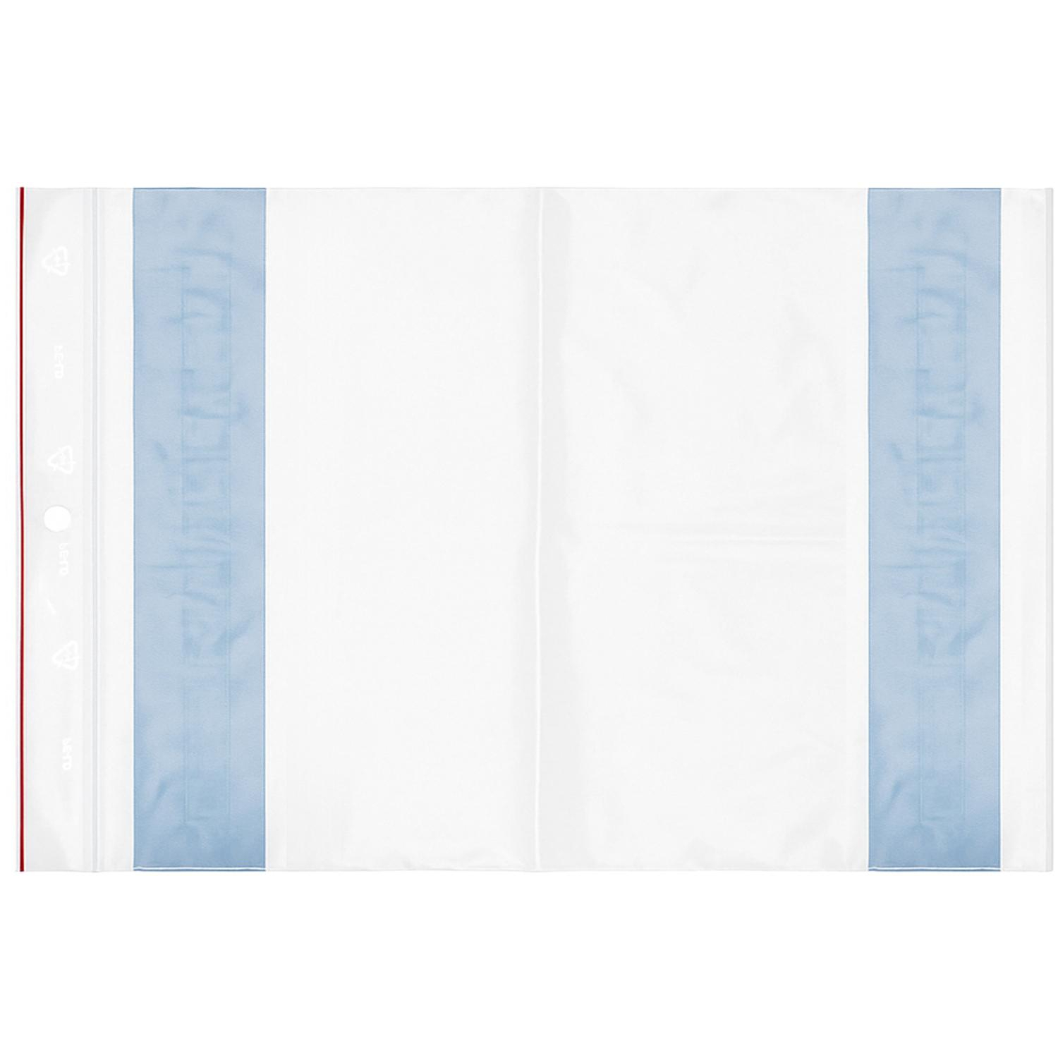 Пакет для сопр.док. из прозр.п/э ZIP-Lock С4, 235х320, 250шт/уп - фото 1