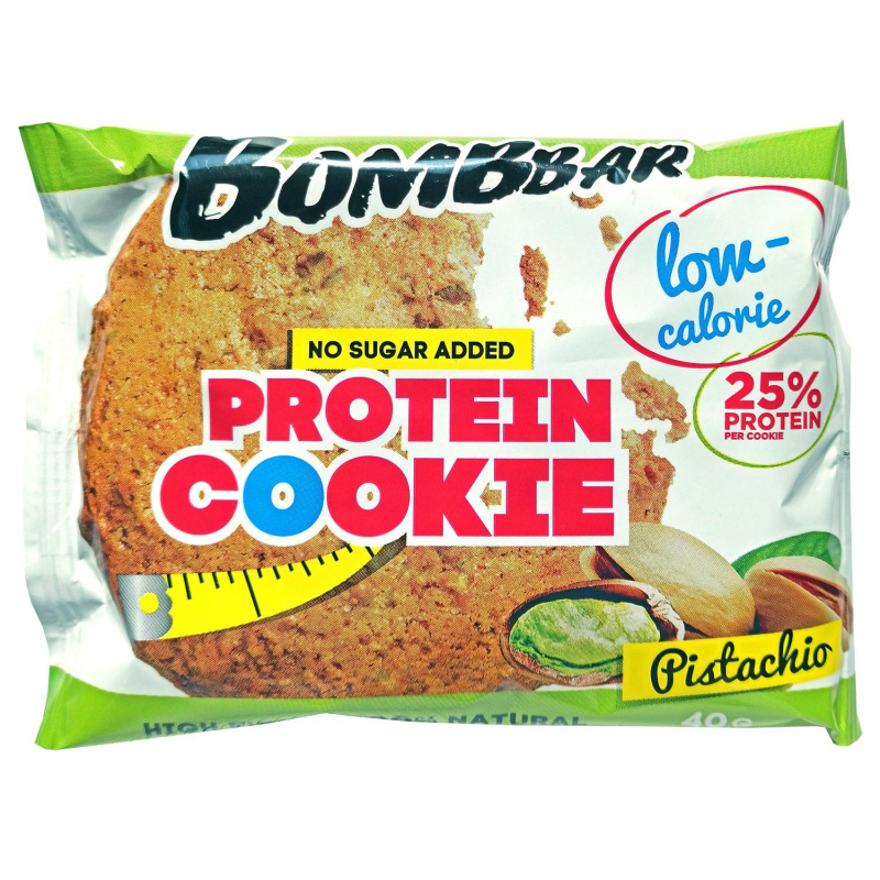 Печенье Bombbar протеиновое низкокаллорийное Фисташка, 40г - фото 2