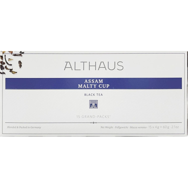 Чай Althaus черный Assam Malty Cup Grand Pack, 15штx4г/уп - фото 1