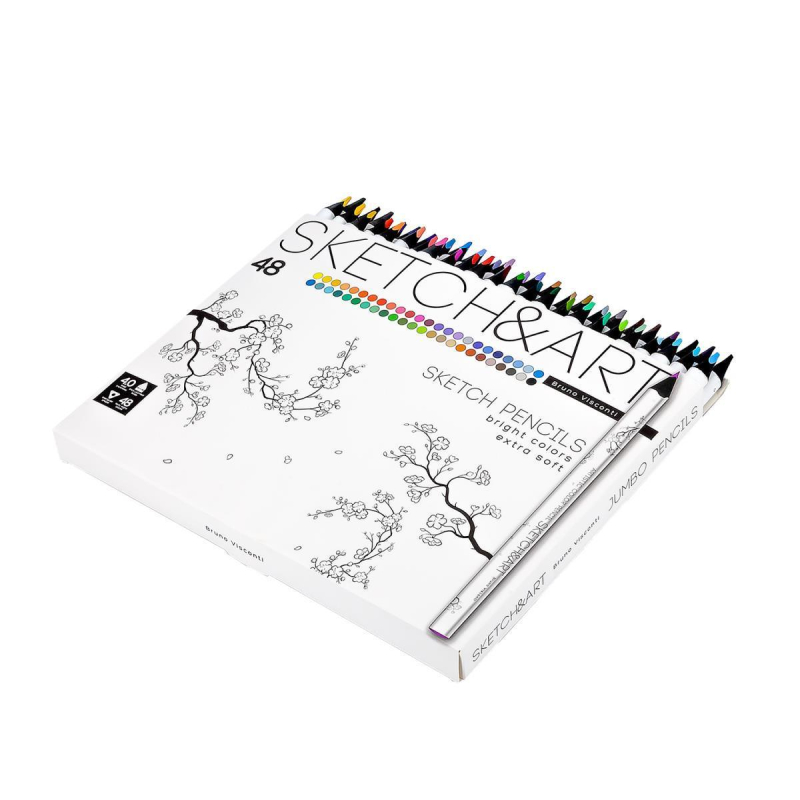 Карандаши цветные SKETCH&amp;ART4 мм, 48  30-0117 - фото 3