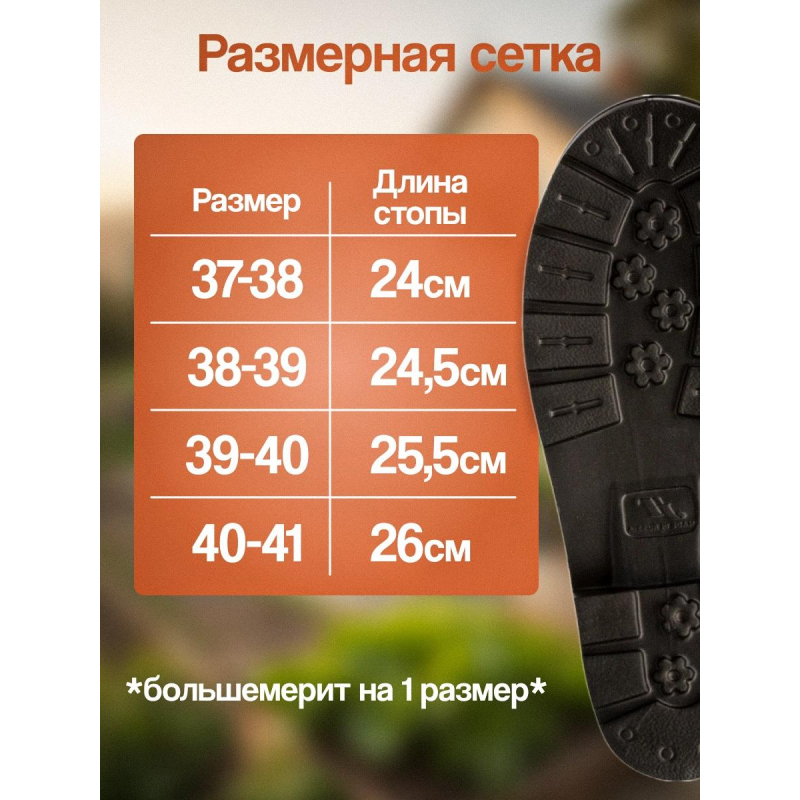 Сапоги женские Аврора цв. черный ЭВА р.40-41 - фото 8