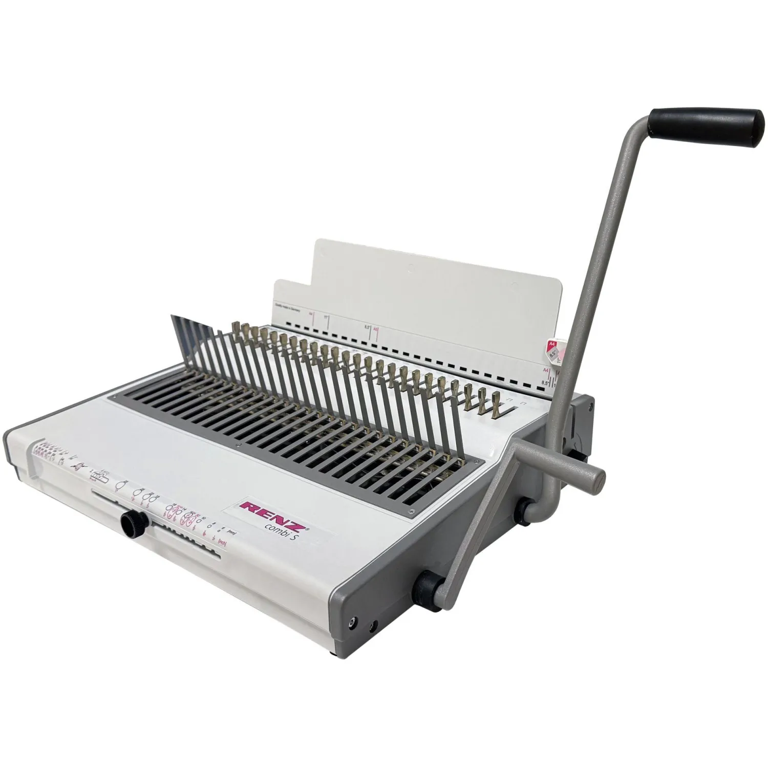 Брошюровщик Renz Combi S, без огр., А4 20л./500л., пл.пруж - фото 2